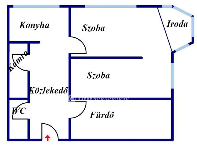 Kiadó lakás Nyíregyháza 43 nm