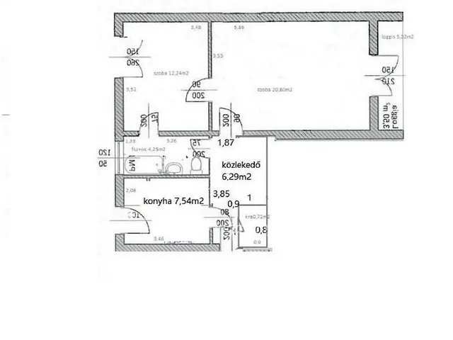 Eladó lakás Nyíregyháza, Belváros 55 nm