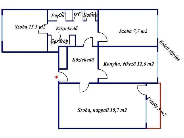 Eladó lakás Nyíregyháza 74 nm