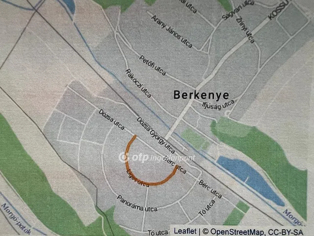 Eladó telek Berkenye 1760 nm