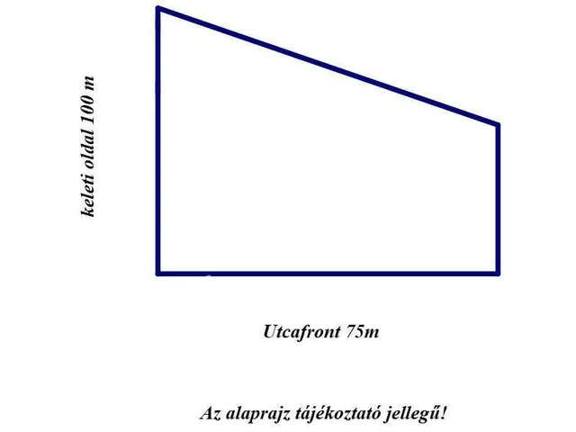 Eladó telek Nyíregyháza 6705 nm