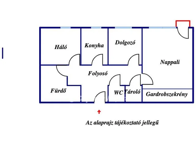 Kiadó lakás Nyíregyháza 52 nm