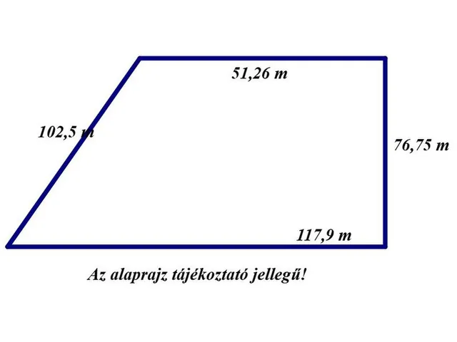 Eladó telek Rétközberencs 6616 nm