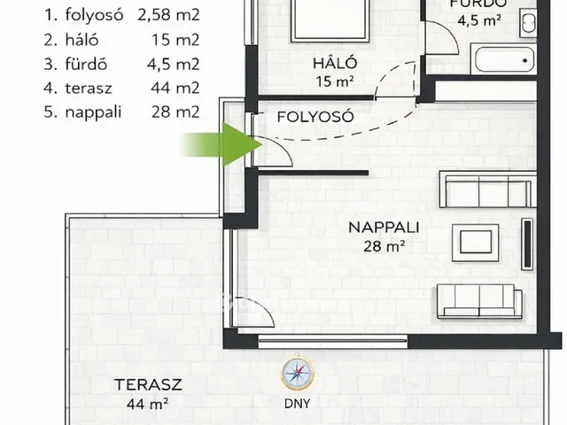 Kiadó lakás Budapest II. kerület, Szépjuhászné 137 nm