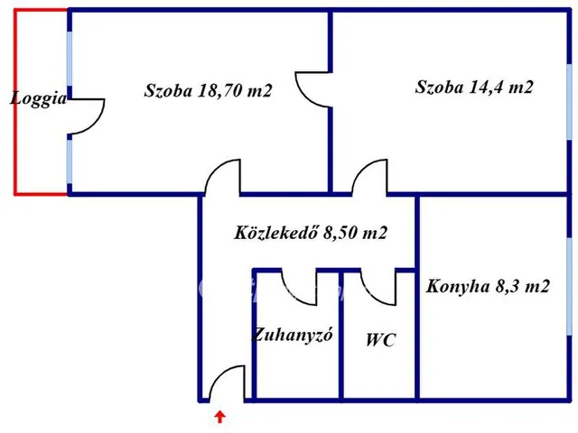 Eladó lakás Kisvárda 56 nm