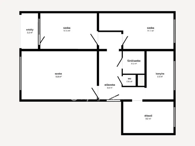 Eladó lakás Nyíregyháza 68 nm
