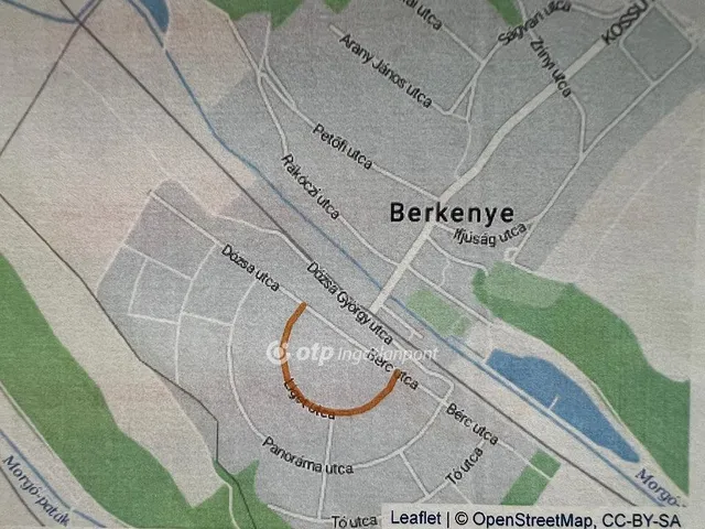 Eladó telek Berkenye 1760 nm