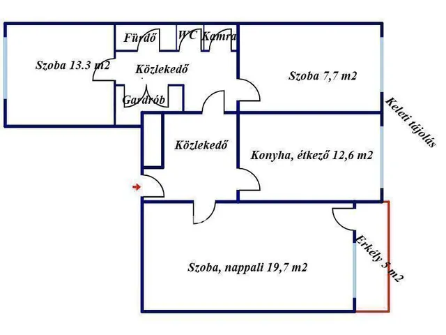 Eladó lakás Nyíregyháza 74 nm