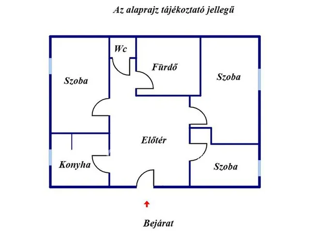 Kiadó lakás Nyíregyháza, Belváros 56 nm