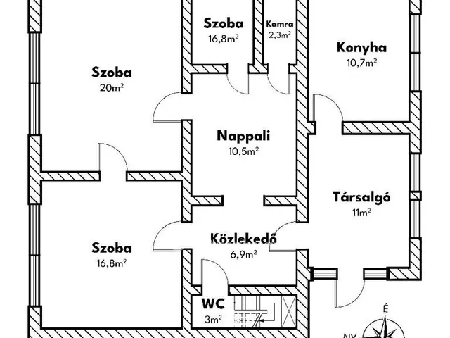 Eladó ház Nyíregyháza, Kertváros 117 nm