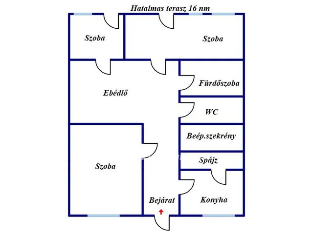 Eladó lakás Nyíregyháza 62 nm