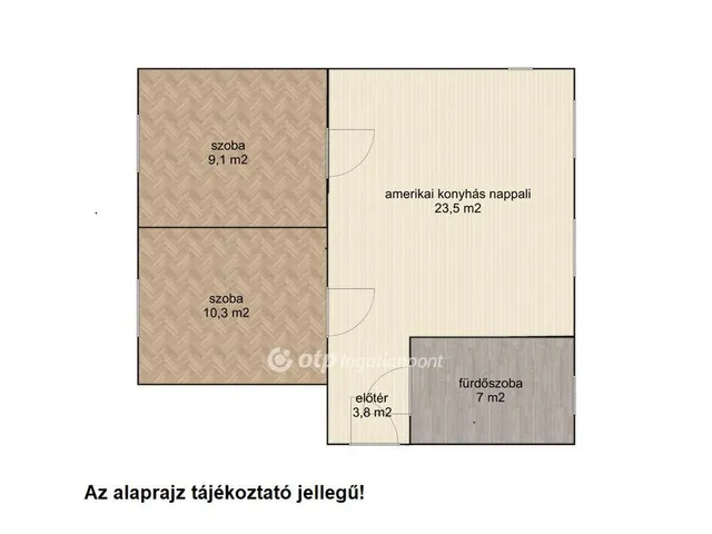 Eladó lakás Nyíregyháza 45 nm