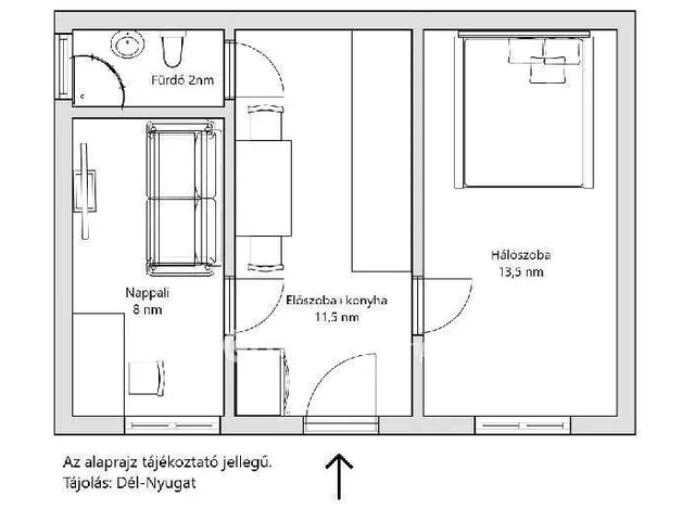 Eladó lakás Budapest VII. kerület 35 nm