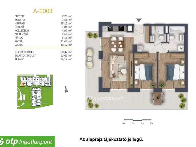 Eladó lakás Budapest XI. kerület 62 nm