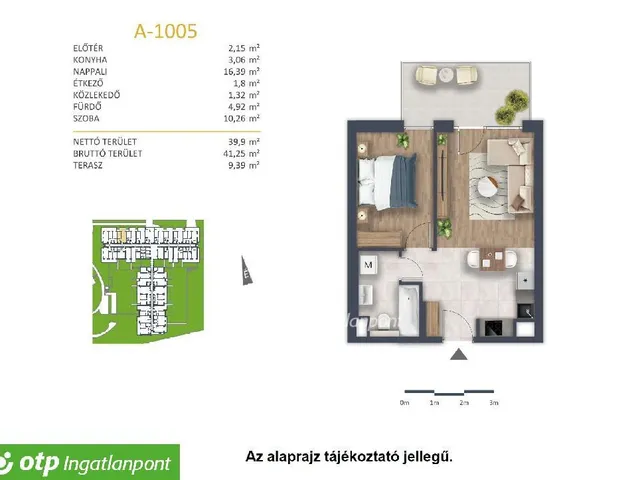 Eladó lakás Budapest XI. kerület 41 nm
