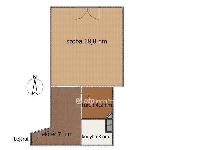 Eladó lakás Budapest XXI. kerület 33 nm