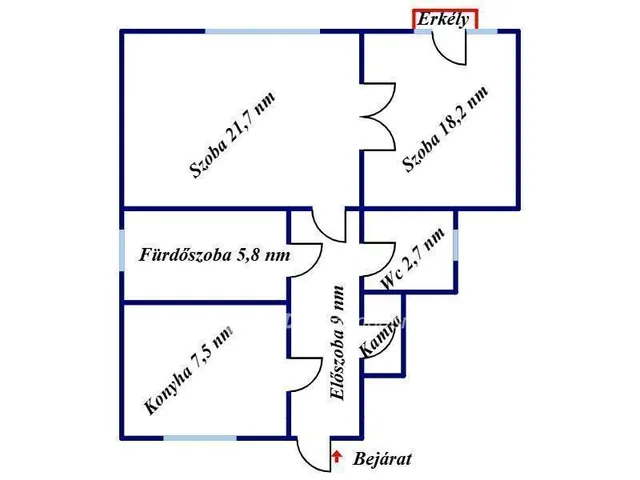 Eladó lakás Budapest XIV. kerület 65 nm