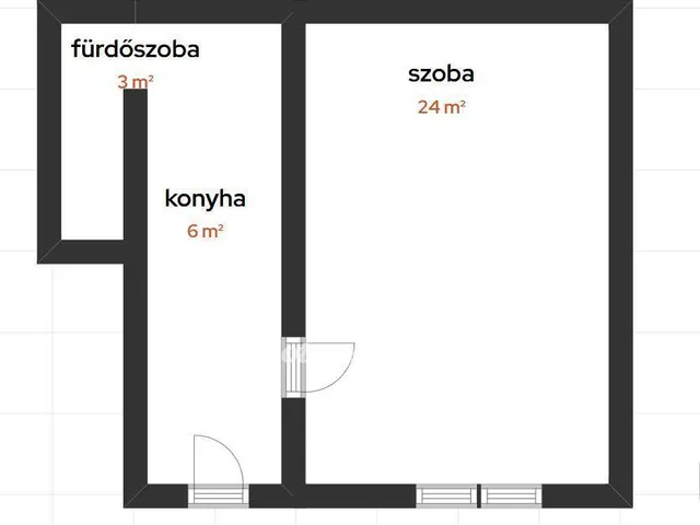 Eladó lakás Budapest VIII. kerület 33 nm