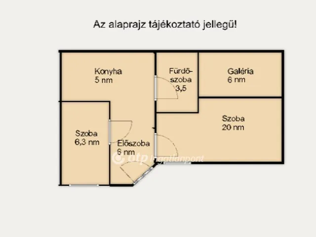 Eladó lakás Budapest VIII. kerület 41 nm