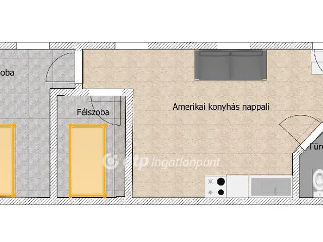 Eladó lakás Budapest IX. kerület 44 nm