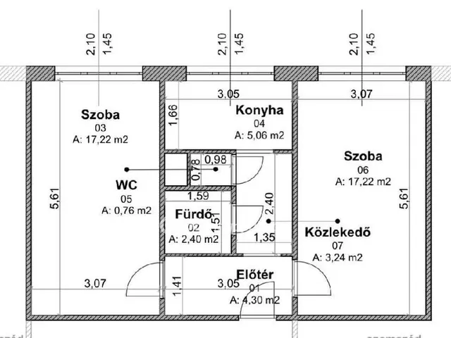 Eladó lakás Budapest XI. kerület 50 nm