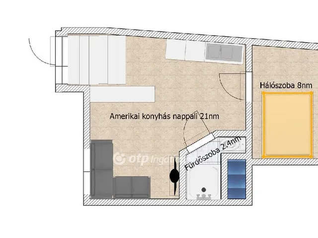 Eladó lakás Budapest VIII. kerület 31 nm
