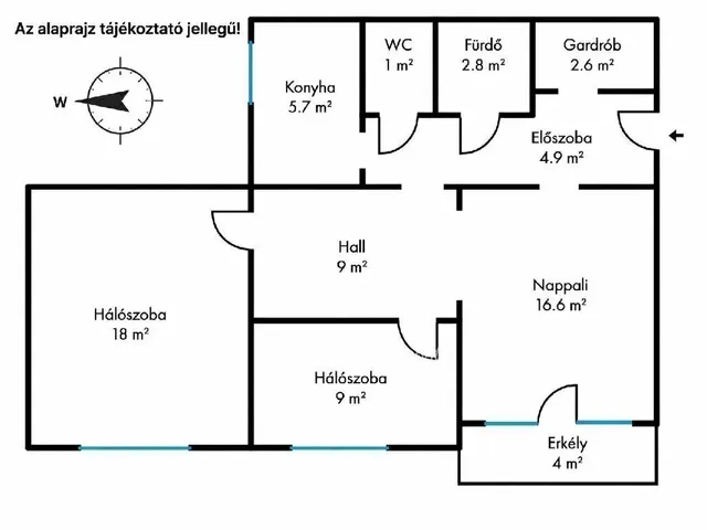 Eladó lakás Budapest X. kerület 72 nm