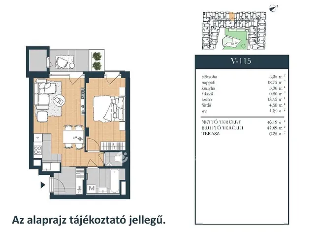 Eladó lakás Budapest XIII. kerület 47 nm