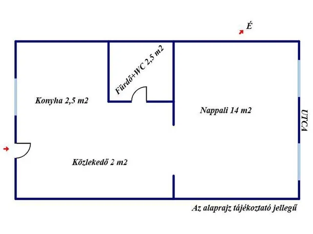 Eladó lakás Budapest VII. kerület 20 nm