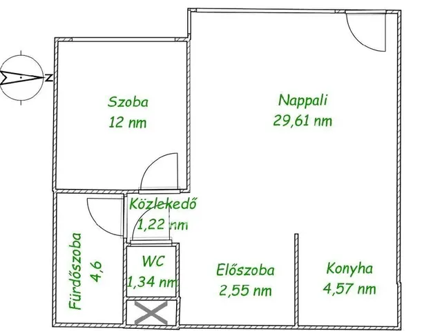 Eladó lakás Budapest XI. kerület 53 nm