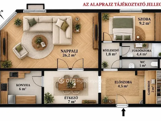 Eladó lakás Budapest XXIII. kerület 59 nm