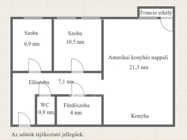 Eladó lakás Kaposszekcső 54 nm