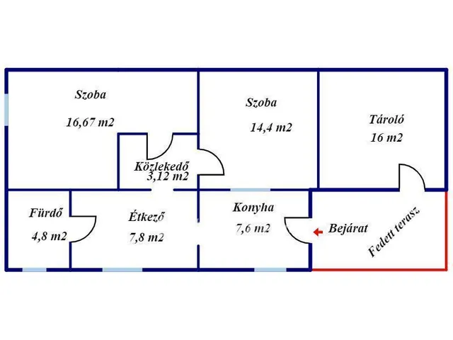 Eladó ház Dávod 54 nm