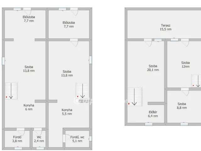 Eladó üdülő és hétvégi ház Baja 111 nm