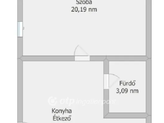 Eladó lakás Tolna 44 nm