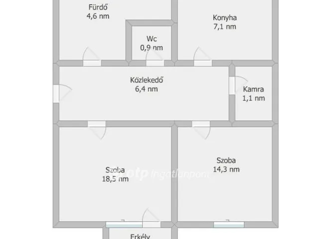 Eladó lakás Szekszárd 51 nm