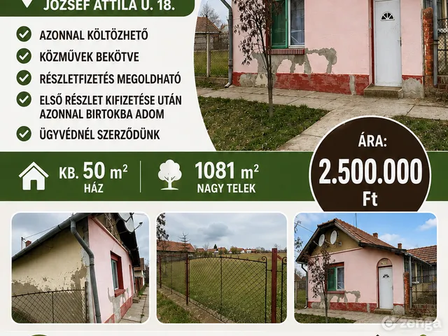 Eladó ház Körösladány, Újladány 50 nm