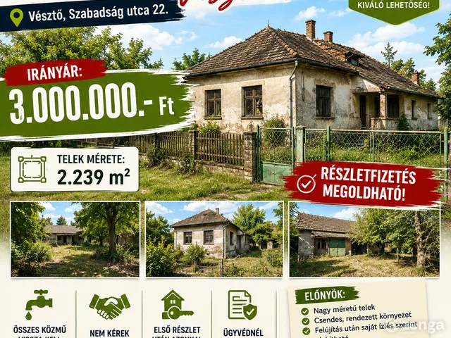 Eladó ház Vésztő 90 nm