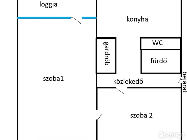 Eladó lakás Budapest III. kerület, Óbuda 50 nm
