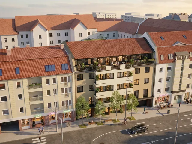 Eladó új építésű lakópark Kecskemét, Belváros, Jókai utca 38. 41 nm