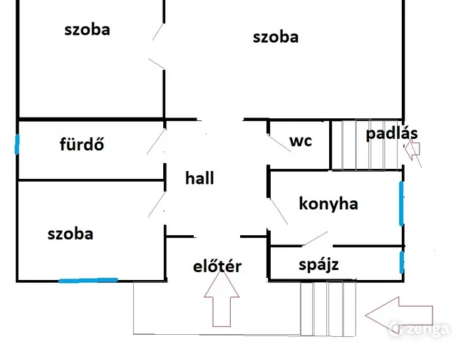 Eladó ház Székesfehérvár, Vezérutcák 105 nm