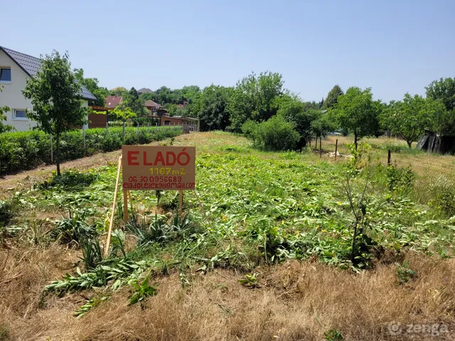 Eladó telek Mogyoród, Középső Homoki utca 93. 1167 nm