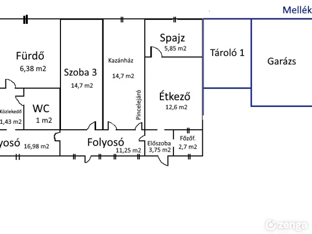 Eladó ház Dány, Rákóczi utca 144 nm