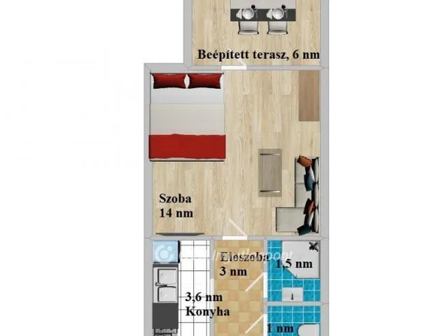 Eladó lakás Gárdony 27 nm
