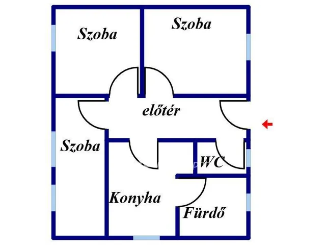 Eladó lakás Magyaralmás 78 nm