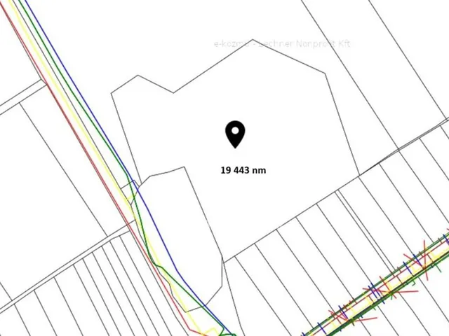 Eladó telek Tés 19443 nm