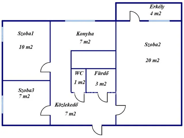 Eladó lakás Székesfehérvár 55 nm