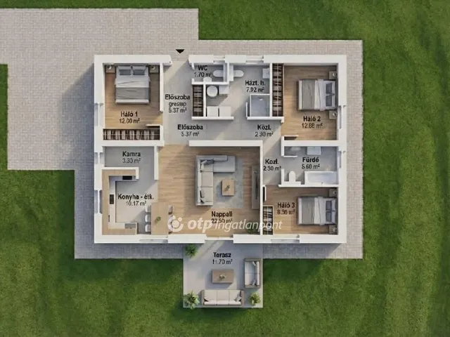 Eladó ház Pusztaszabolcs 106 nm