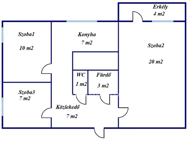 Eladó lakás Székesfehérvár 55 nm