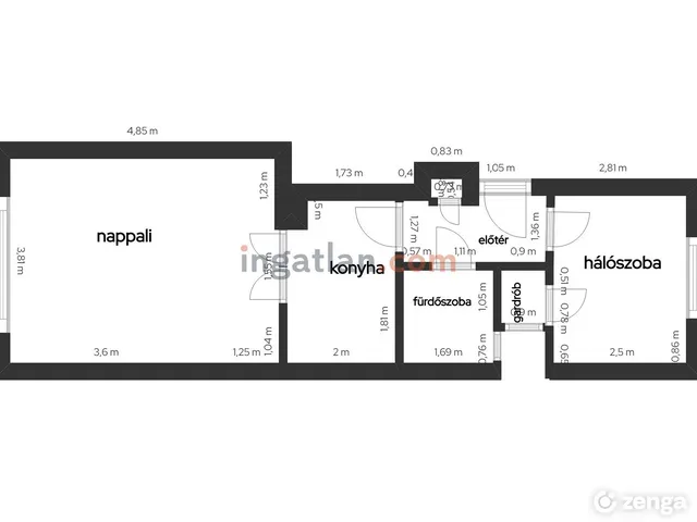 Eladó lakás Budapest XIII. kerület, Angyalföld 40 nm